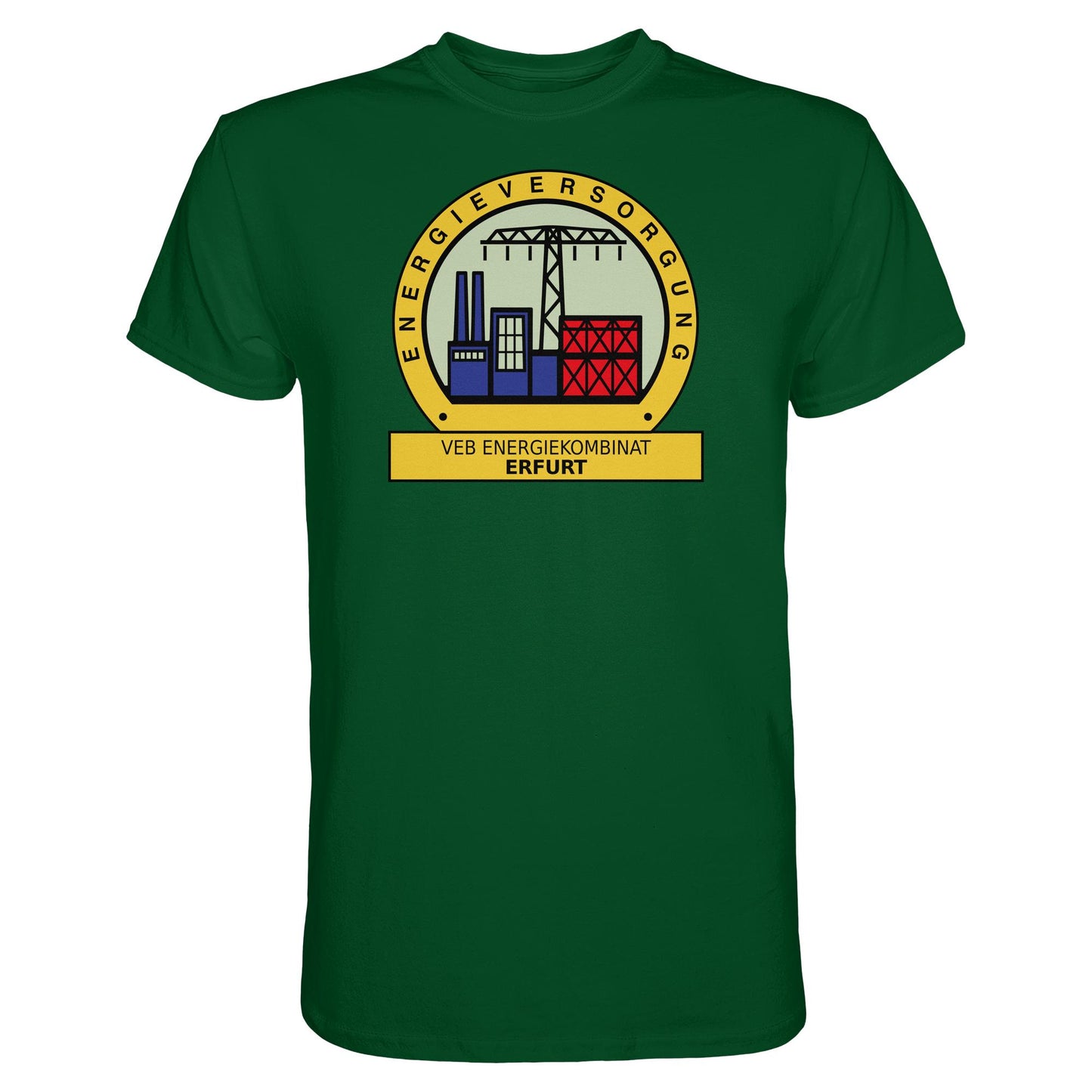 DDR Ostalgie Shirt Unisex • VEB ENERGIEKOMBINAT ERFURT