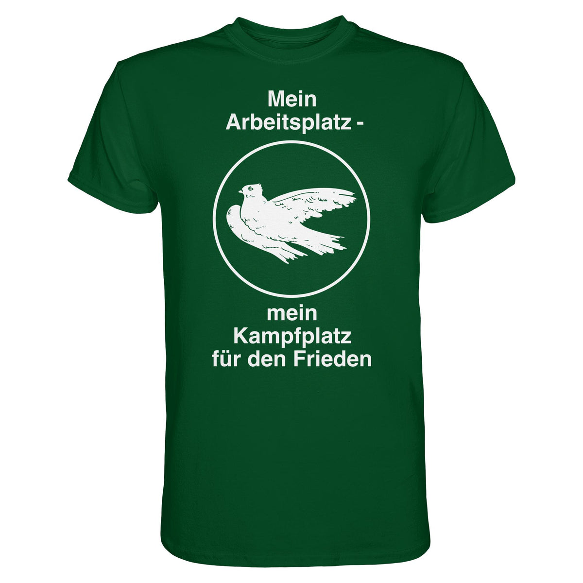 DDR Ostalgie Shirt Unisex • MEIN ARBEITSPLATZ - MEIN KAMPFPLATZ FÜR DEN FRIEDEN