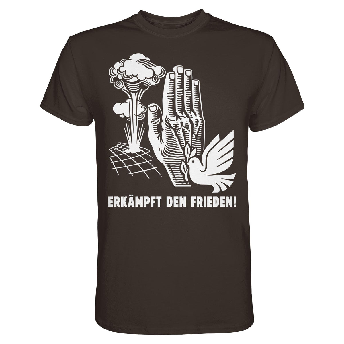 DDR Ostalgie Shirt Unisex • ERKÄMPFT DEN FRIEDEN! (ORIGINAL-PLAKAT)