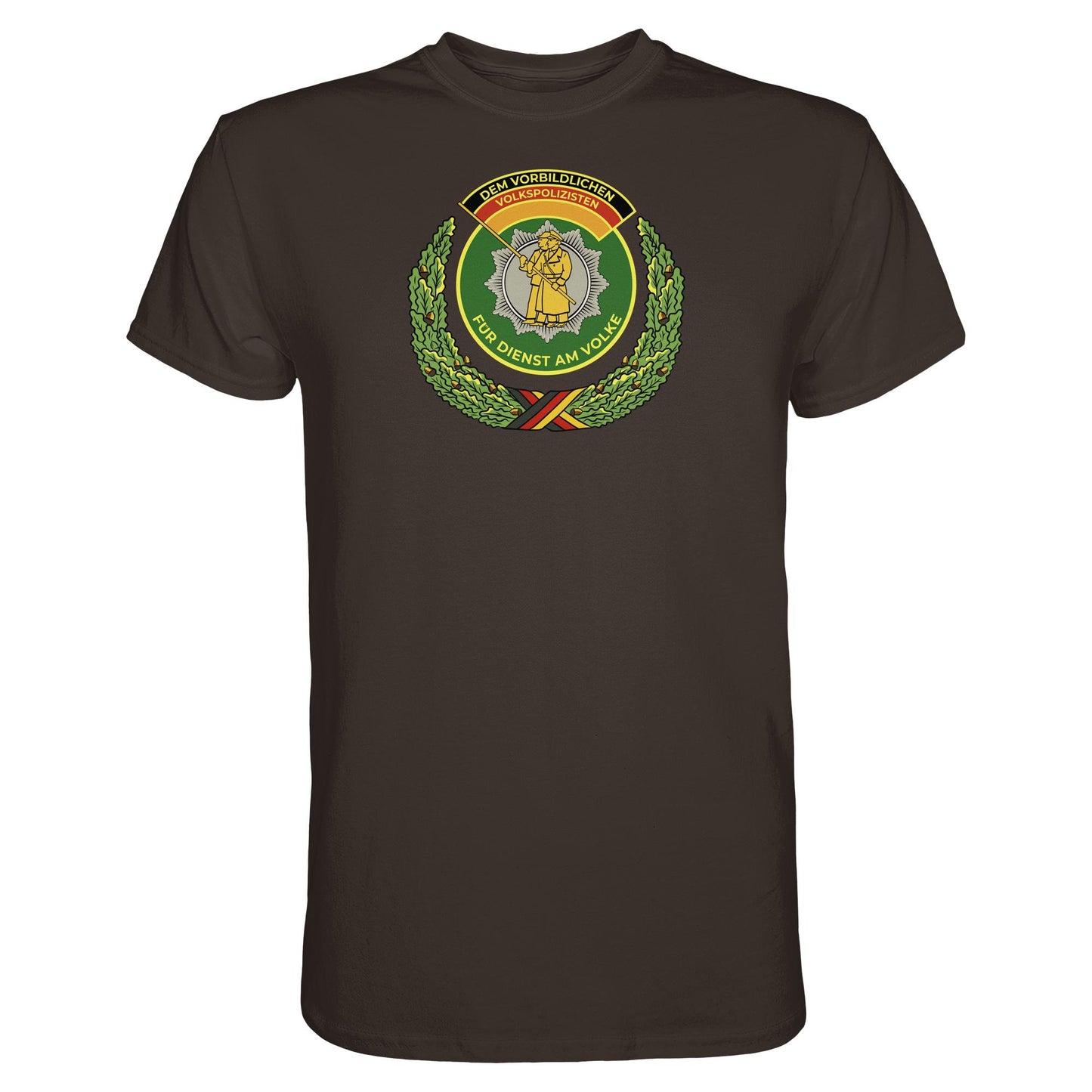 DDR Ostalgie Shirt Unisex • DEM VORBILDLICHEN VOLKSPOLIZISTEN (ABZEICHEN)