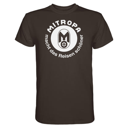 DDR Ostalgie Shirt Unisex • MITROPA MACHT DAS REISEN SCHÖNER - dunkel