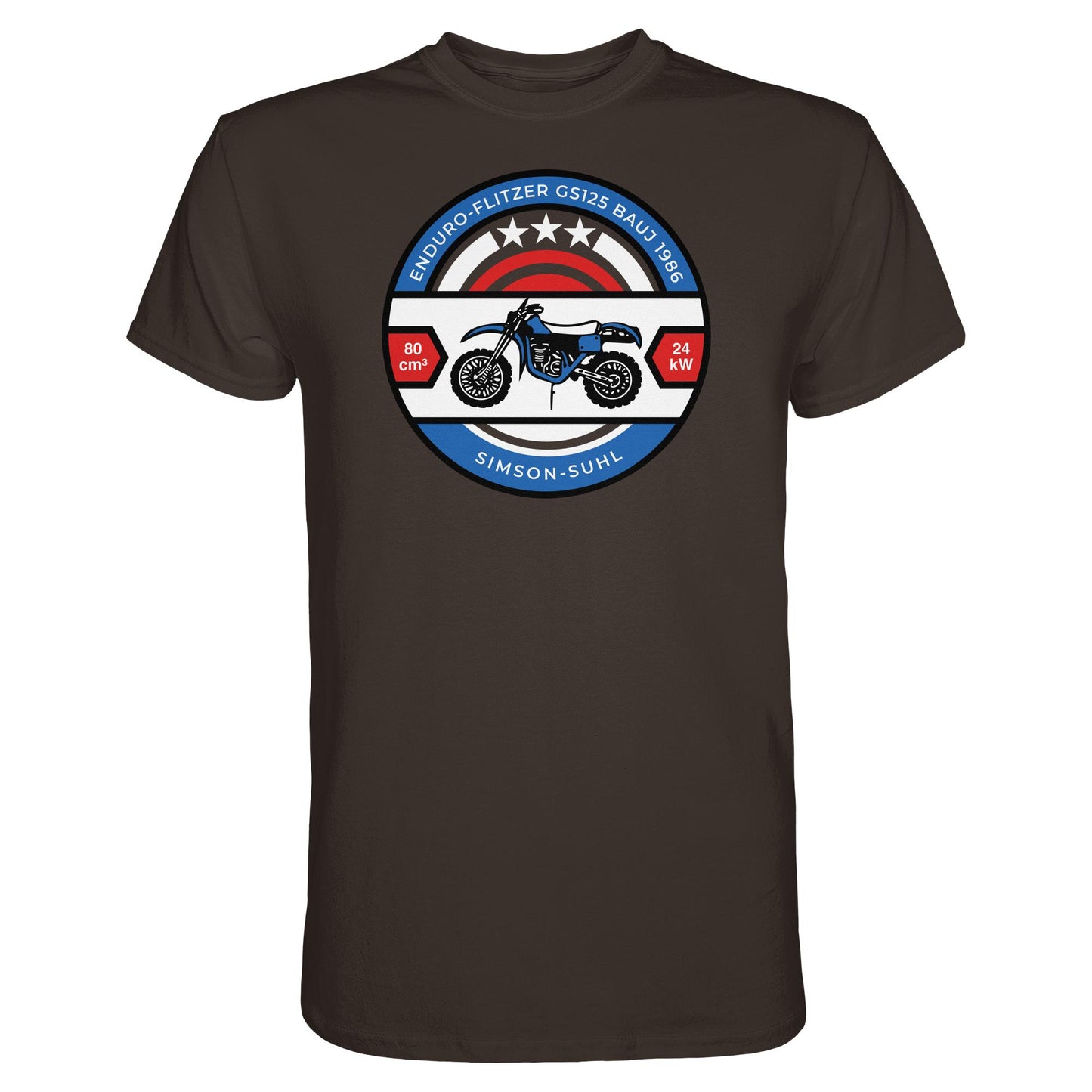 DDR Ostalgie Shirt Unisex • SIMSON ENDURO GS125 - ORIGINAL BIERDECKEL
