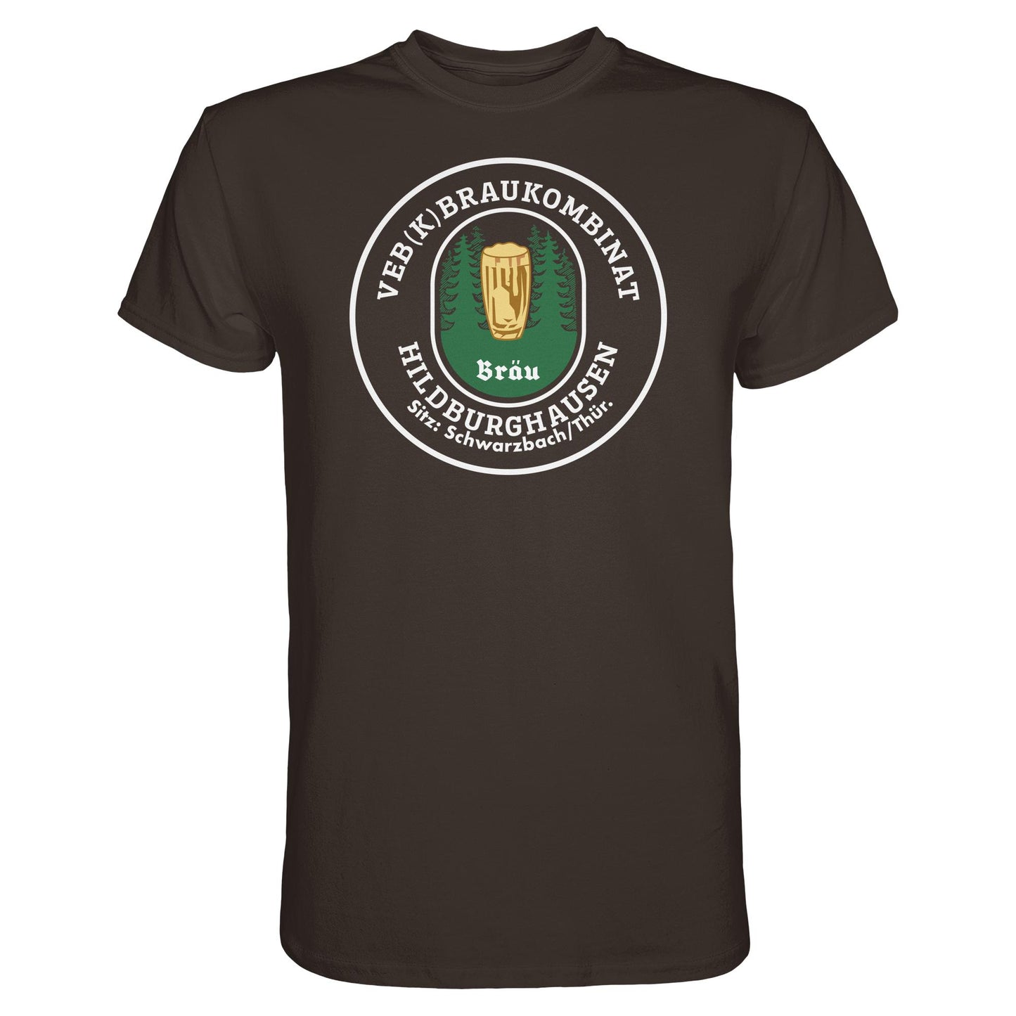 DDR Ostalgie Shirt Unisex • VEB BRAUKOMBINAT HILDBURGHAUSEN BIER