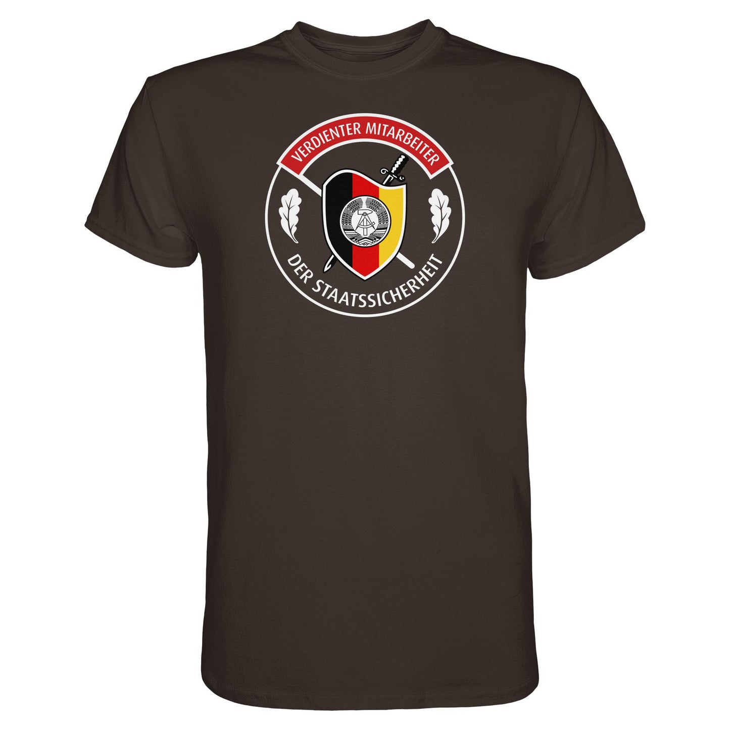 DDR Ostalgie Shirt Unisex • VERDIENTER MITARBEITER DER STAATSSICHERHEIT (ORIGINAL ORDEN)