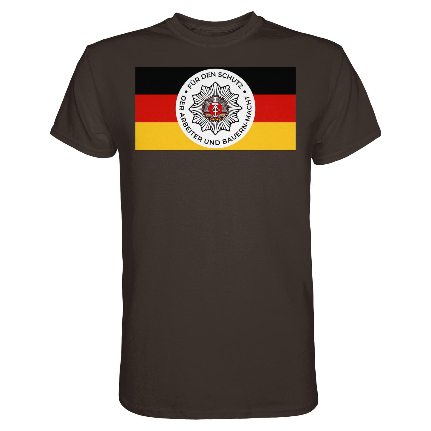 DDR Ostalgie Shirt Unisex • NVA - FÜR DEN SCHUTZ DER ARBEITER- UND BAUERNMACHT (ORIGINAL BANDEROLE)
