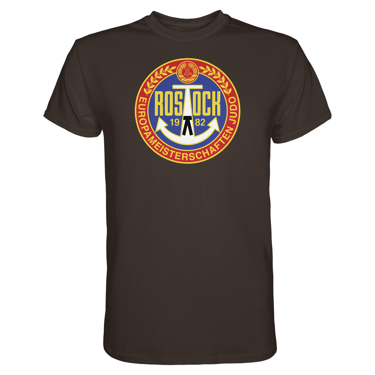 DDR Ostalgie Shirt Unisex • EUROPAMEISTERSCHAFTEN IM JUDO - ROSTOCK 1982