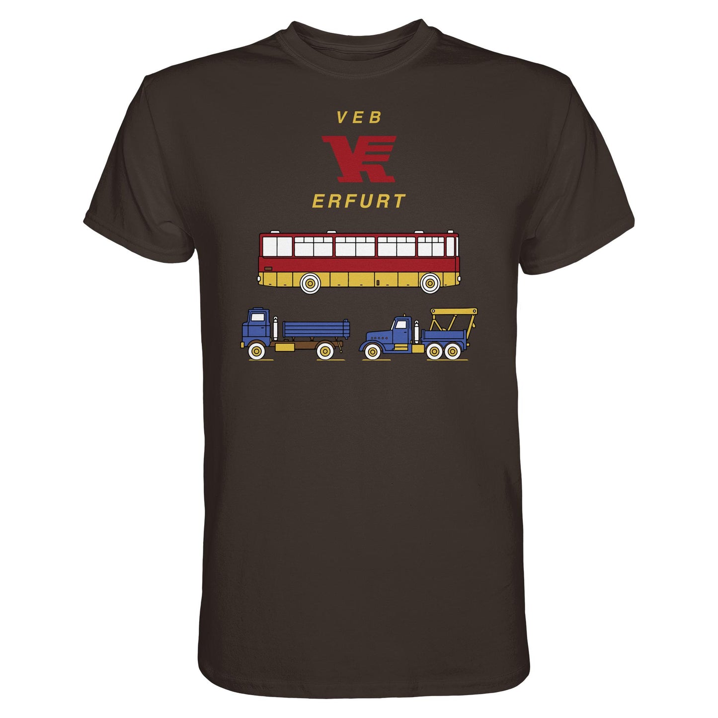 DDR Ostalgie Shirt Unisex • VEB VERKEHRSKOMBINAT ERFURT