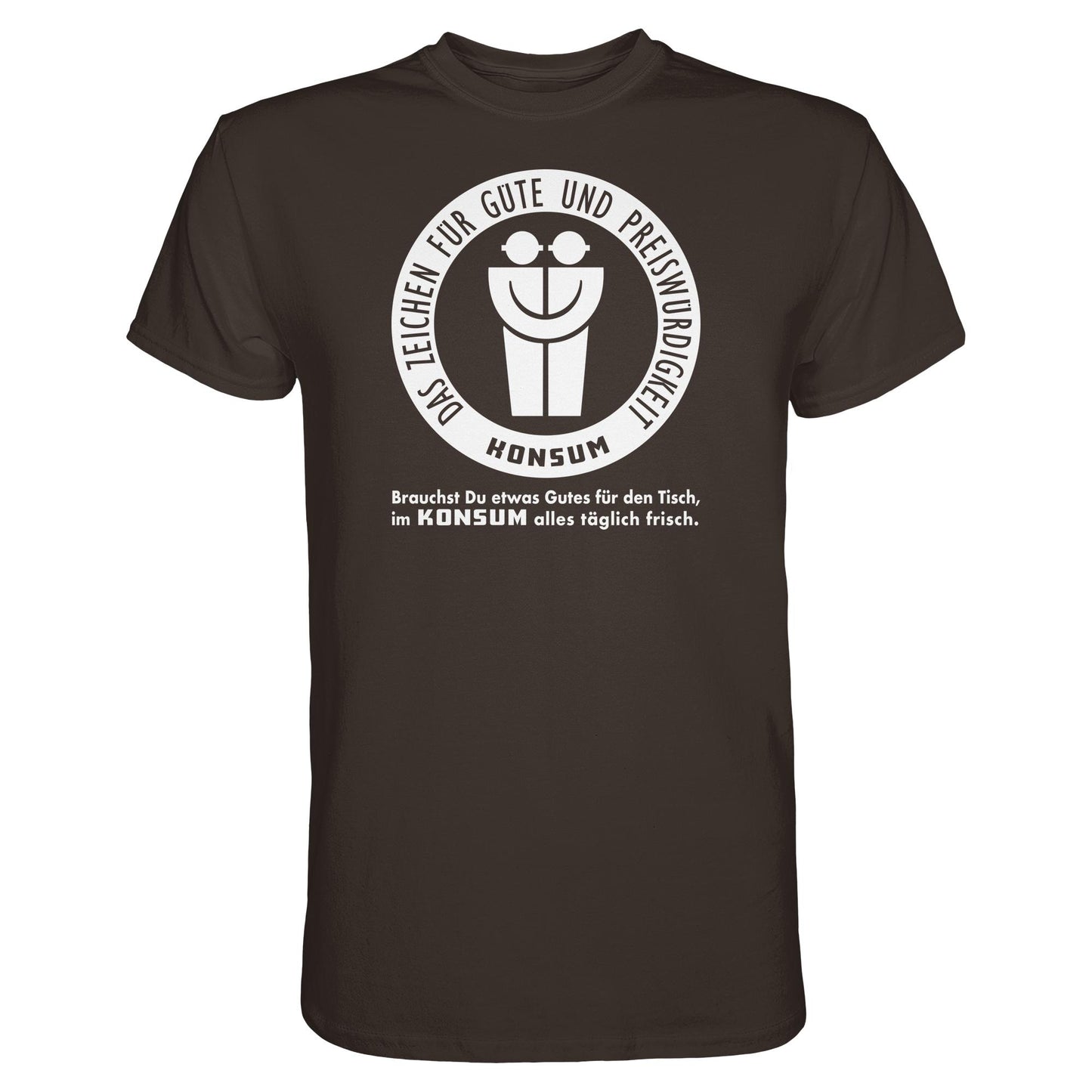 DDR Ostalgie Shirt Unisex • KONSUM - DAS ZEICHEN FÜR GÜTE UND PREISWÜRDIGKEIT