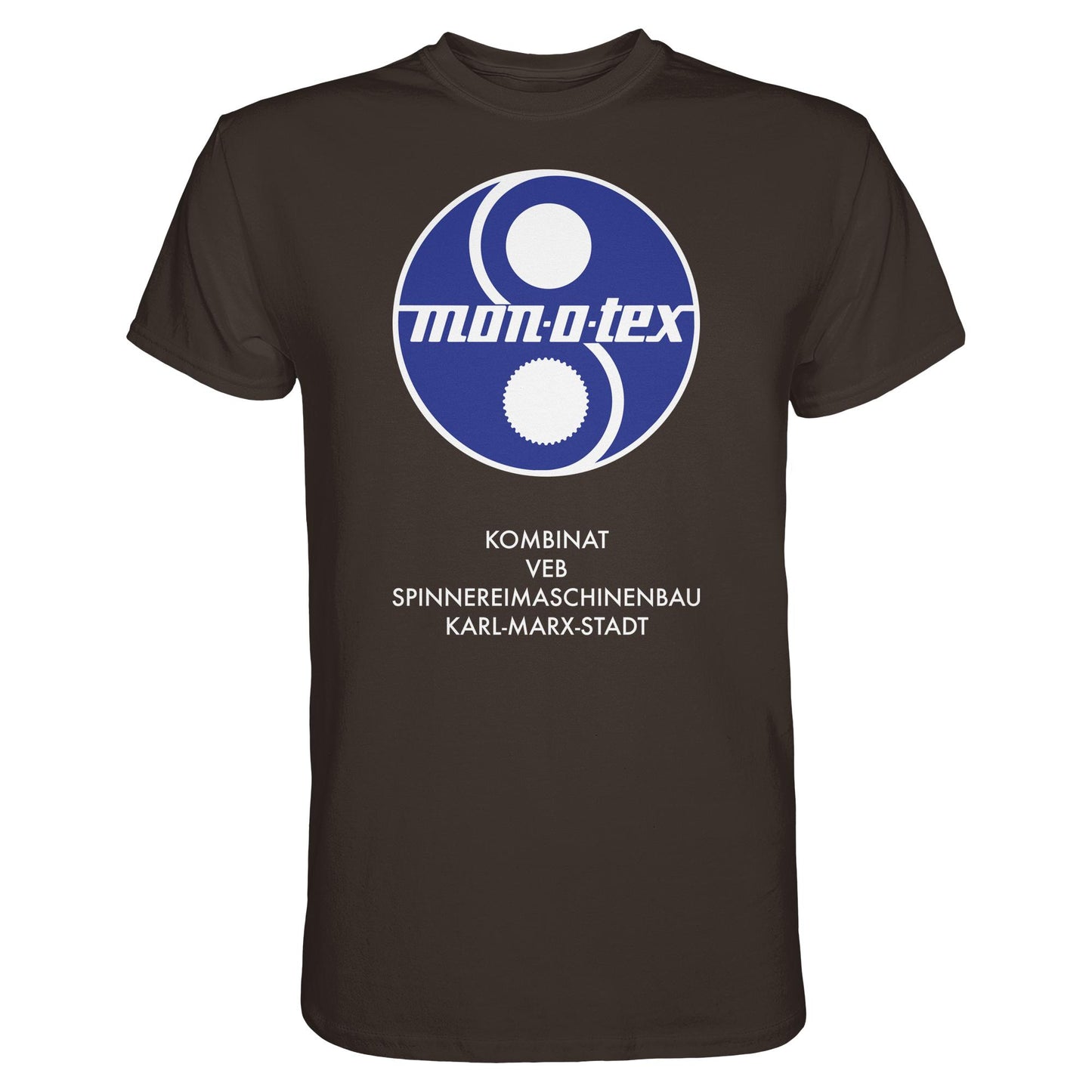 DDR Ostalgie Shirt Unisex • MONOTEX VEB KOMBINAT SPINNEREIMASCHINENBAU KARL-MARX-STADT