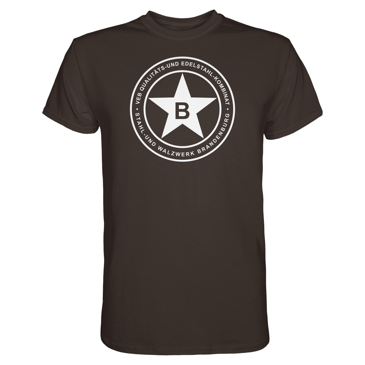 DDR Ostalgie Shirt Unisex • VEB QUALITÄTS- UND EDELSTAHL-KOMBINAT BRANDENBURG