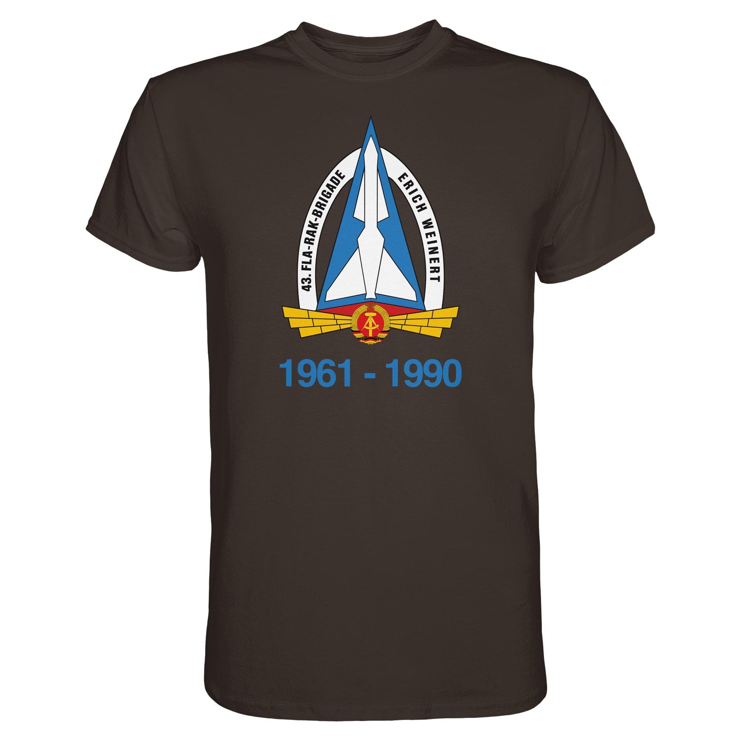 DDR Ostalgie Shirt Unisex • 43. FLA-RAK-BRIGADE ERICH WEINERT