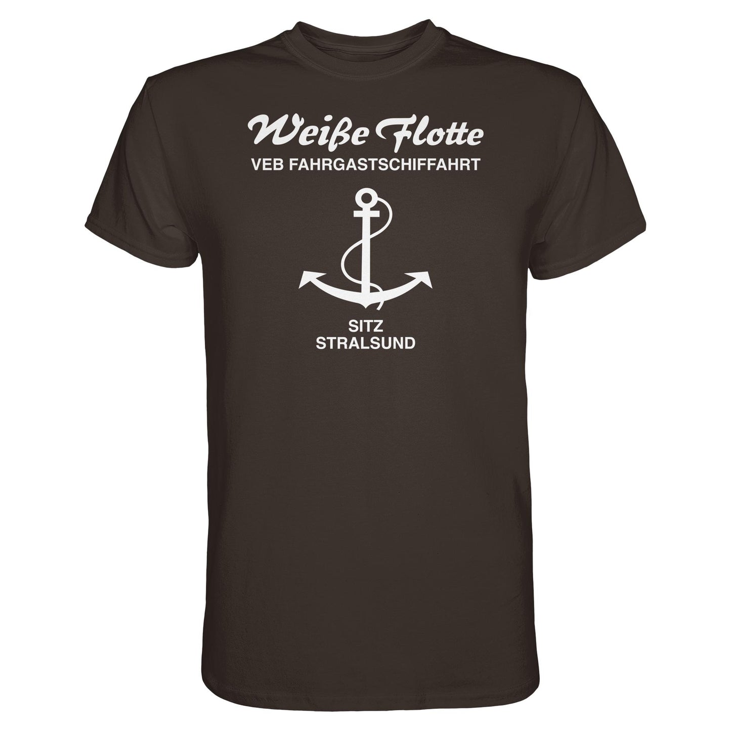 DDR Ostalgie Shirt Unisex • VEB FAHRGASTSCHIFFAHRT, STRALSUND