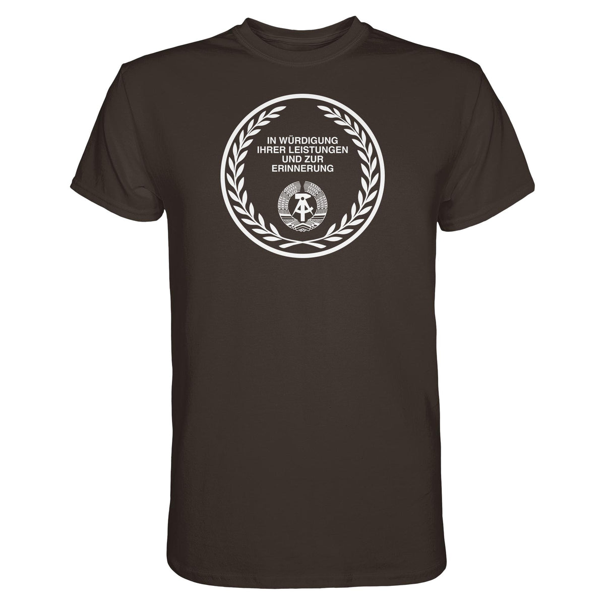 DDR Ostalgie Shirt Unisex • EHRENMÜNZE - IN WÜRDIGUNG IHRER LEISTUNGEN