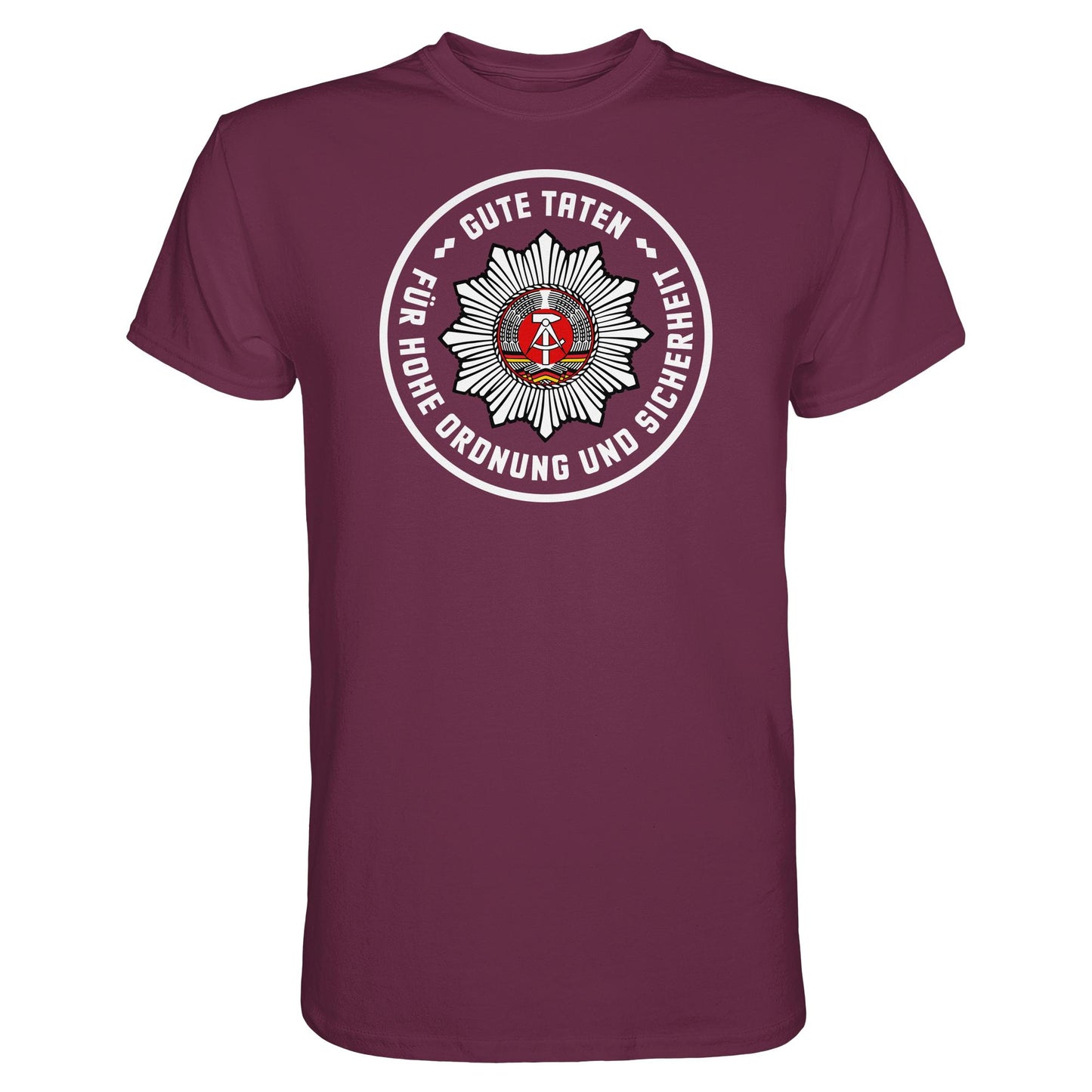 DDR Ostalgie Shirt Unisex • ABZEICHEN VOLKSPOLIZEI FÜR JUNGE PIONIERE