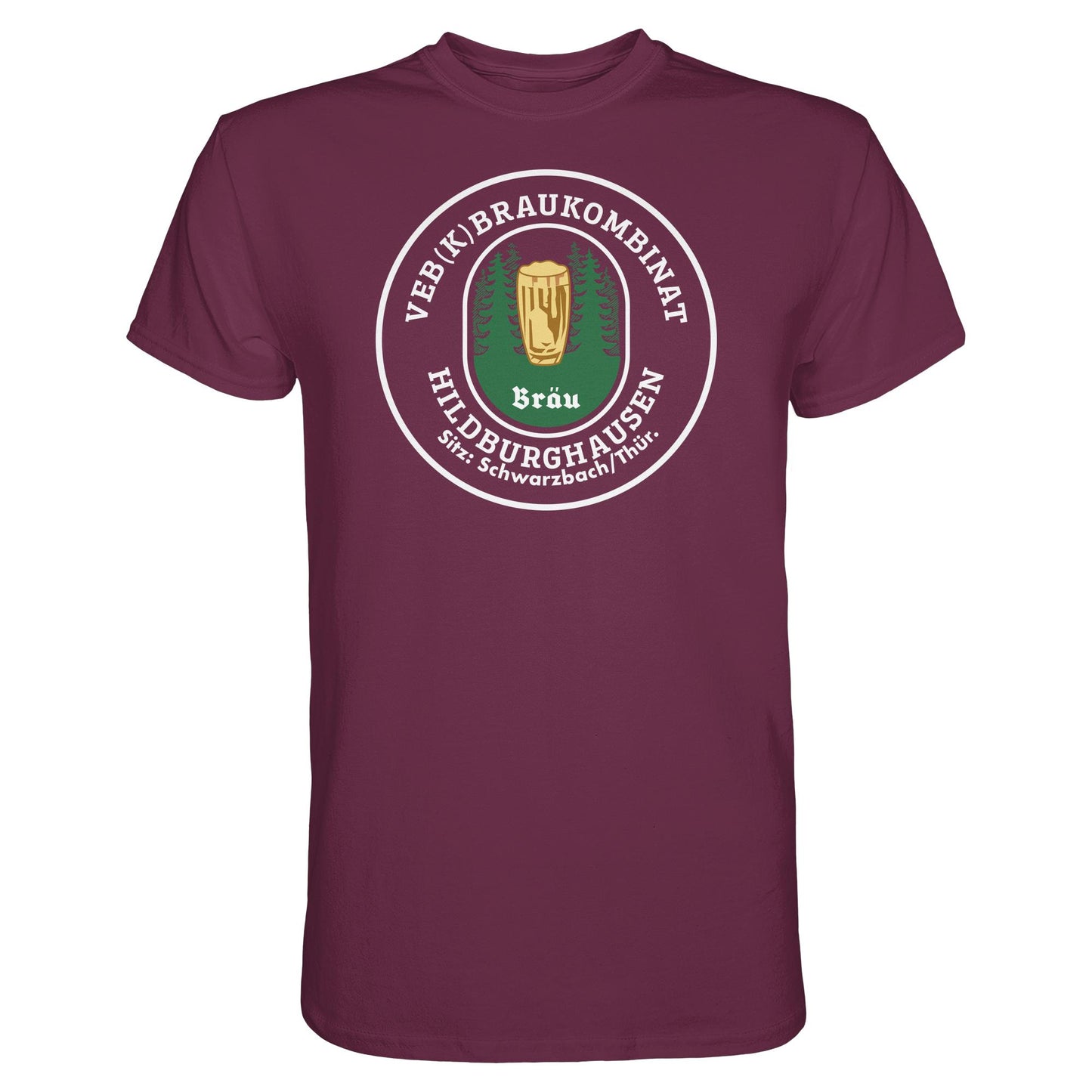 DDR Ostalgie Shirt Unisex • VEB BRAUKOMBINAT HILDBURGHAUSEN BIER