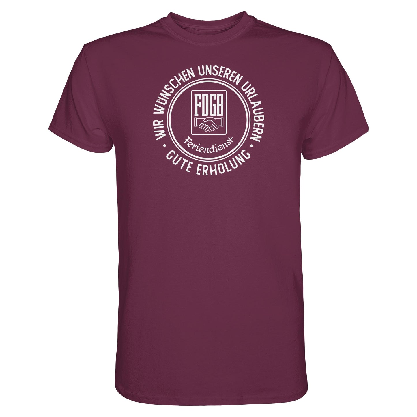 DDR Ostalgie Shirt Unisex • FDGB - WIR WÜNSCHEN GUTE ERHOLUNG