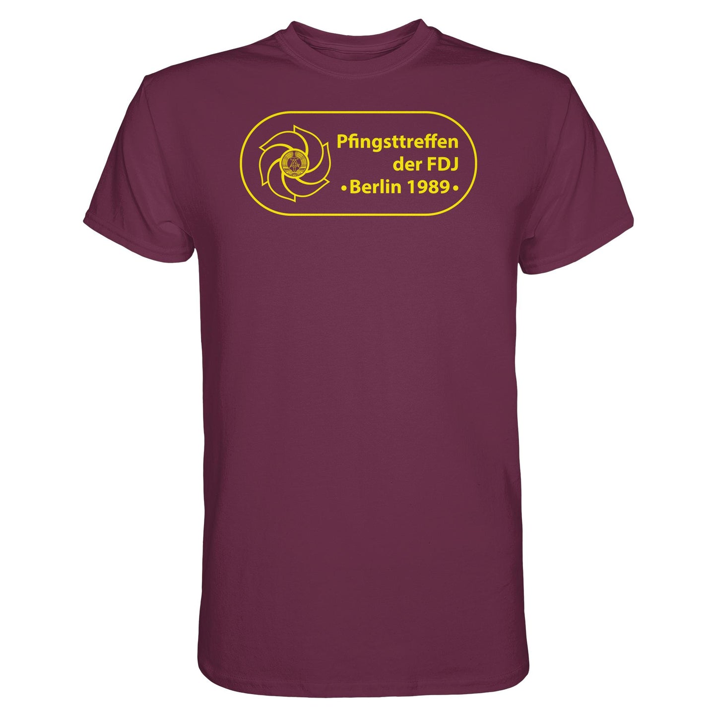 DDR Ostalgie Shirt Unisex • PFINGSTTREFFEN DER FDJ, BERLIN 1989