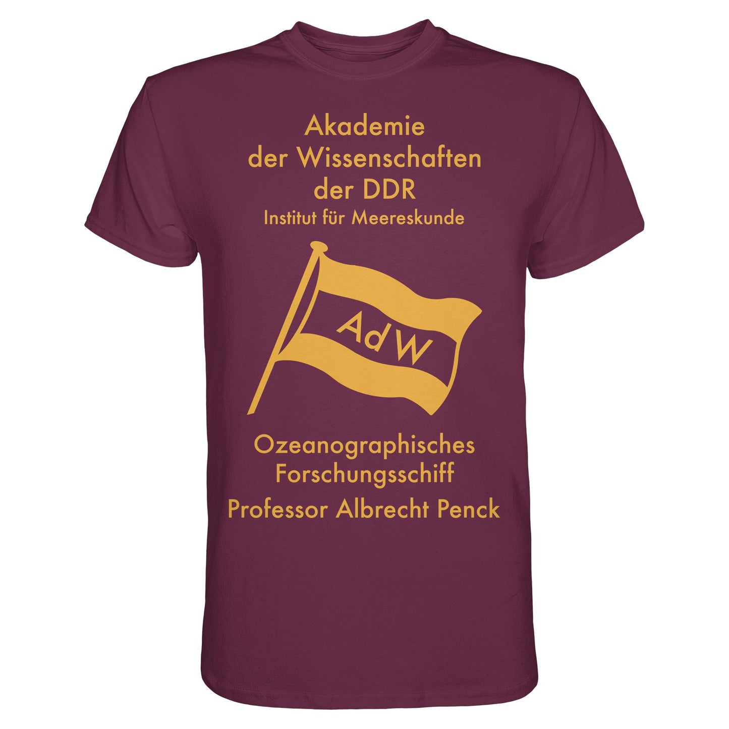 DDR Ostalgie Shirt Unisex • OZEONOGRAPHISCHES FORSCHUNGSSCHIFF ALBRECHT PENCK