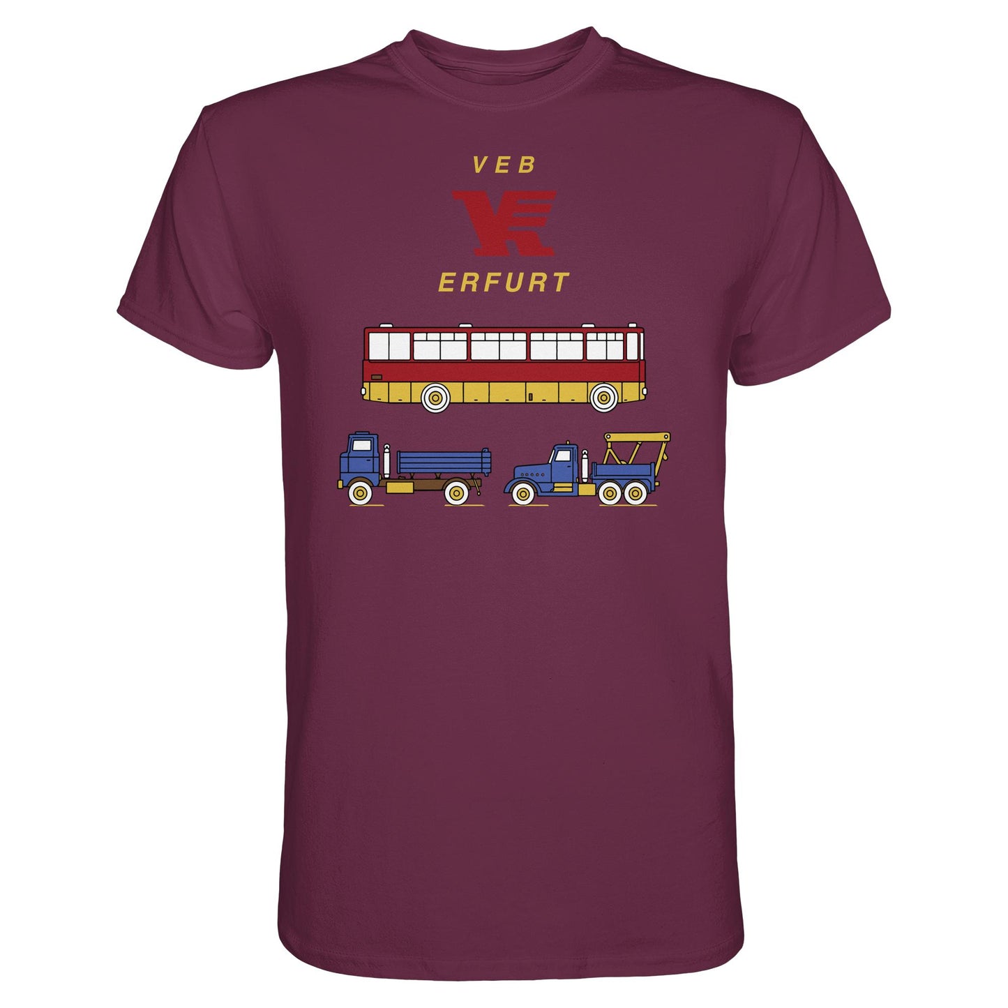 DDR Ostalgie Shirt Unisex • VEB VERKEHRSKOMBINAT ERFURT