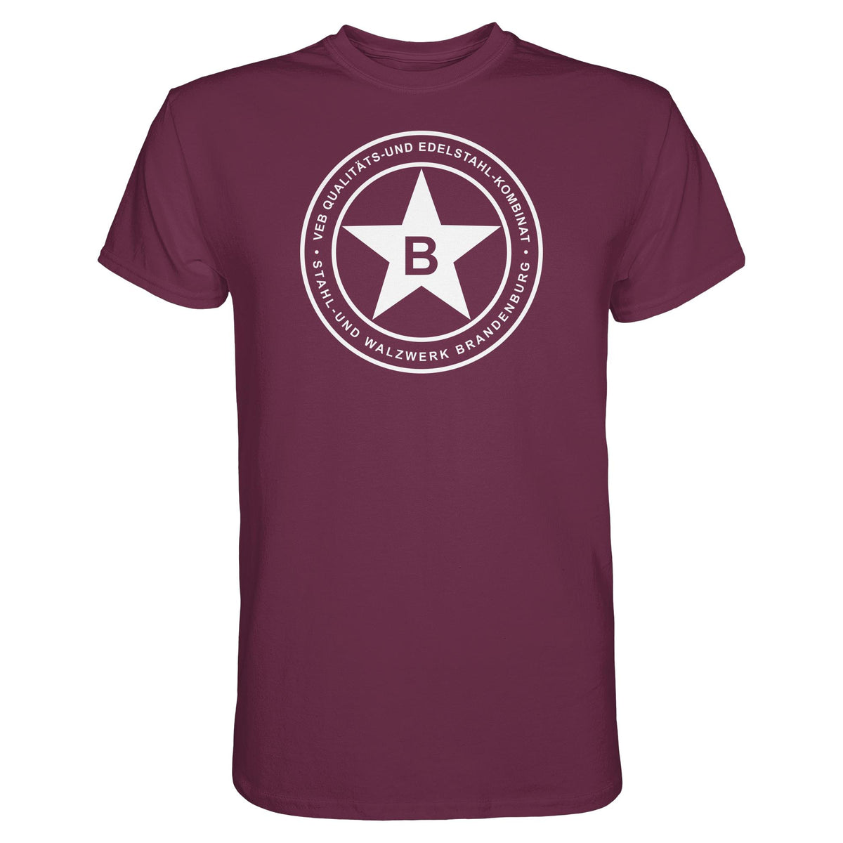 DDR Ostalgie Shirt Unisex • VEB QUALITÄTS- UND EDELSTAHL-KOMBINAT BRANDENBURG