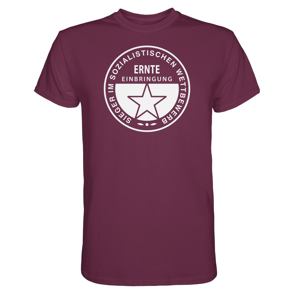 DDR Ostalgie Shirt Unisex • ERNTE-EINBRINGUNG - SIEGER (ORIGINAL-MEDAILLE)