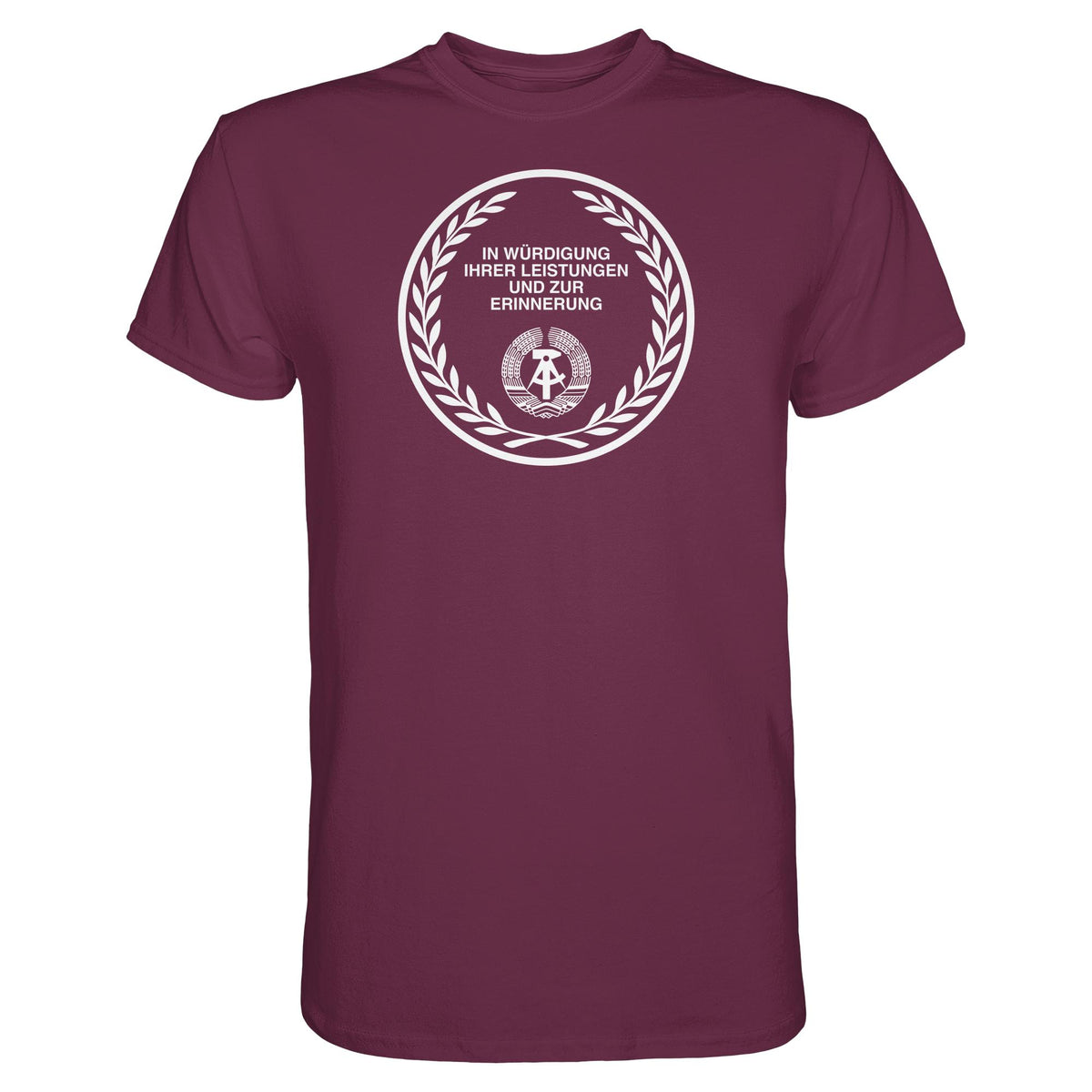 DDR Ostalgie Shirt Unisex • EHRENMÜNZE - IN WÜRDIGUNG IHRER LEISTUNGEN