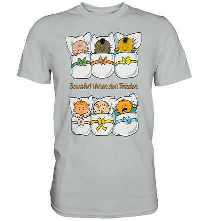 DDR Ostalgie Shirt Unisex • BEWAHRT IHNEN DEN FRIEDEN (DDR ORIGINAL-PLAKAT)