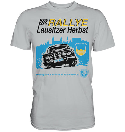 PREMIUM SHIRT UNISEX • RALLYE LAUSITZER HERBST, MOTORSPORTCLUB BAUTZEN