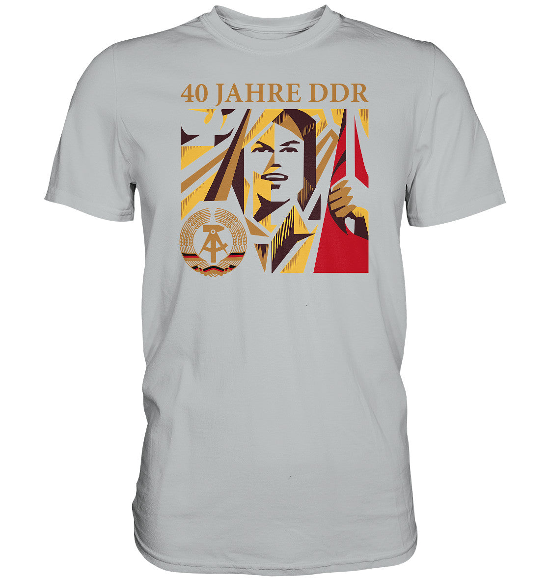 DDR Ostalgie Shirt Unisex • 40 JAHRE DDR - BRIEFMARKE
