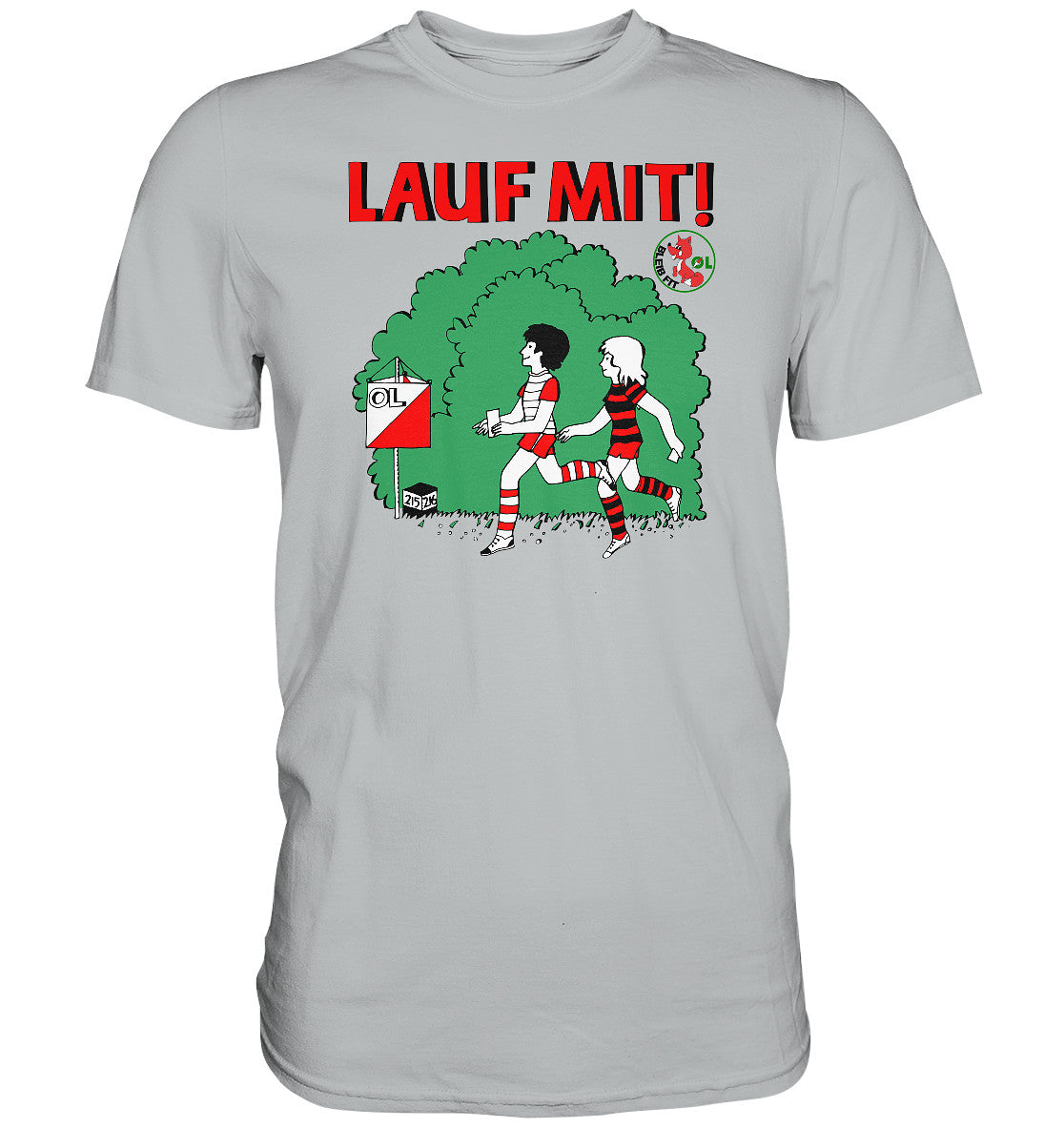 DDR Ostalgie Shirt Unisex • LAUF MIT - BLEIB FIT (DFF)