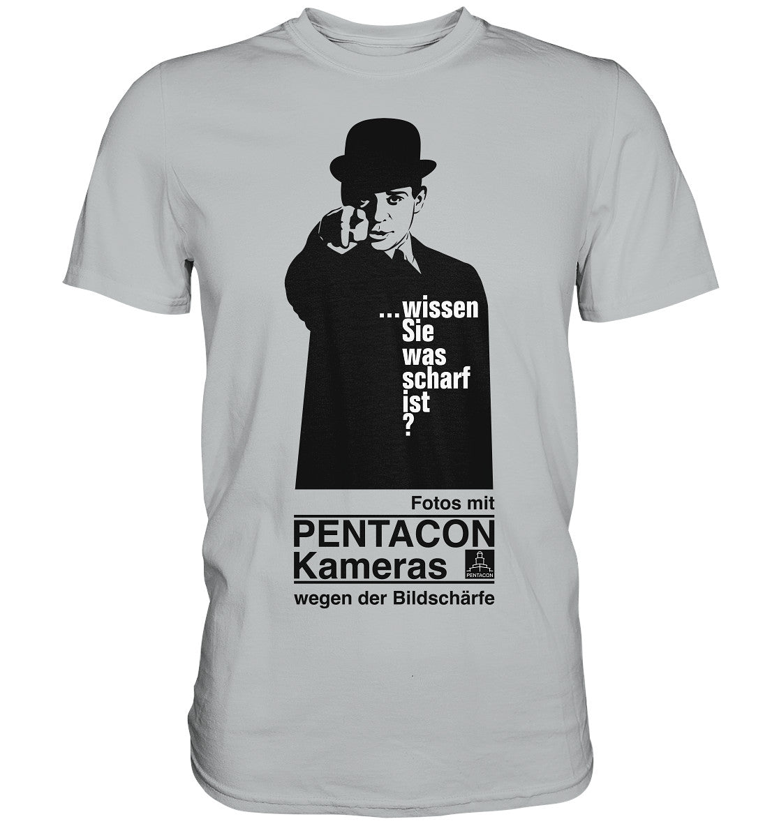DDR Ostalgie Shirt Unisex • PENTACON - WISSEN SIE WAS SCHARF IST