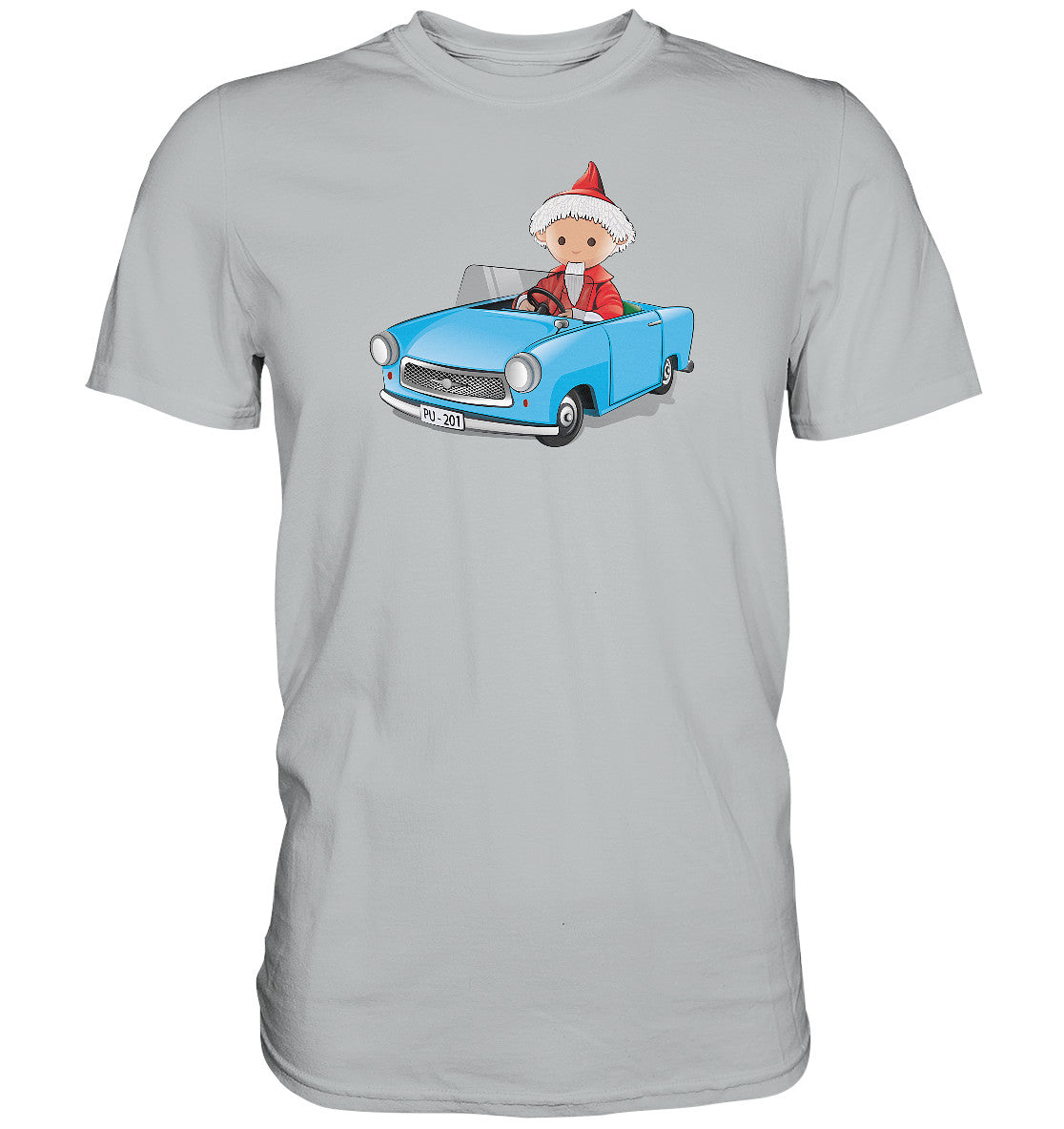 DDR Ostalgie Shirt Unisex • UNSER SANDMÄNNCHEN - TRABI-CRUISER (PU-201)