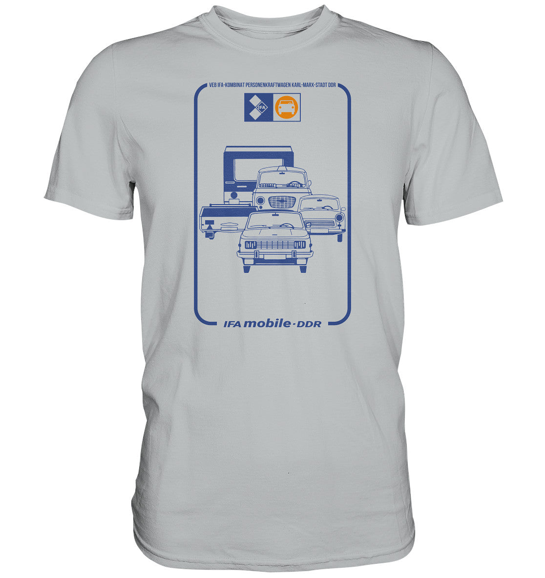 DDR Ostalgie Shirt Unisex • VEB IFA-KOMBINAT PKW KARL-MARX-STADT