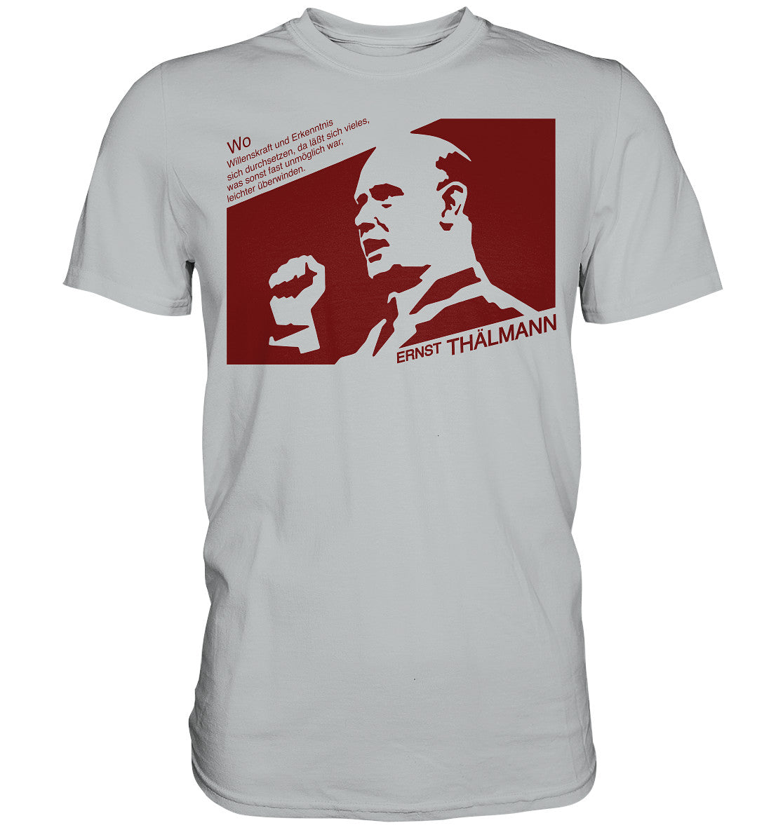 DDR Ostalgie Shirt Unisex • ERNST THÄLMANN - ORIGINAL DDR-PLAKAT