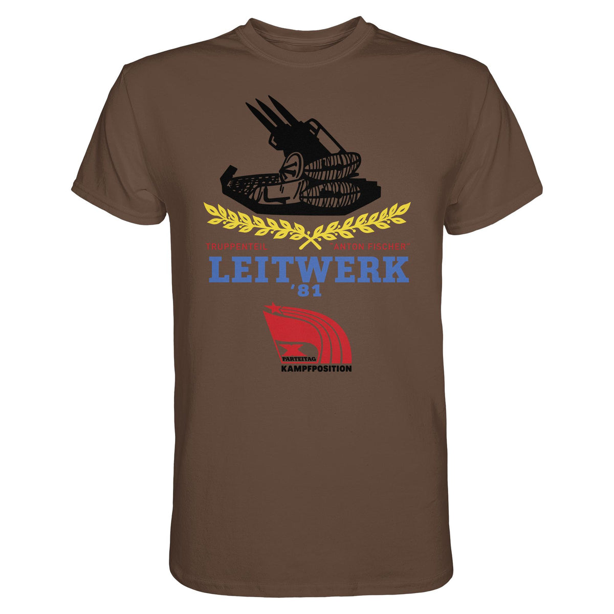 DDR Ostalgie Shirt Unisex • LEITWERK 81, TRUPPENTEIL ANTON FISCHER