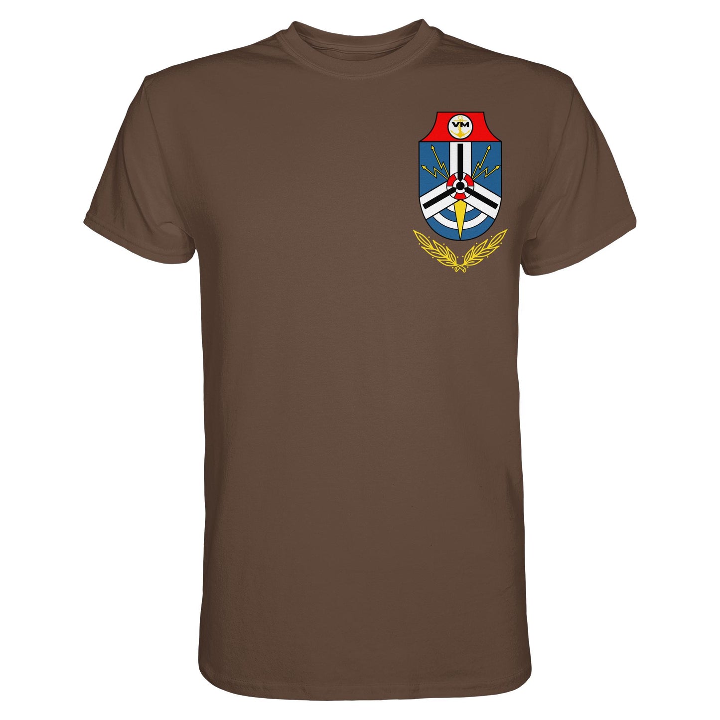 DDR Ostalgie Shirt Unisex • NVA EMBLEM - MARINEGESCHWADER 18 - KURT BARTHEL
