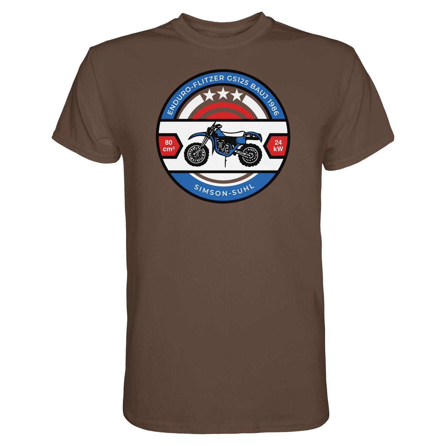 DDR Ostalgie Shirt Unisex • SIMSON ENDURO GS125 - ORIGINAL BIERDECKEL