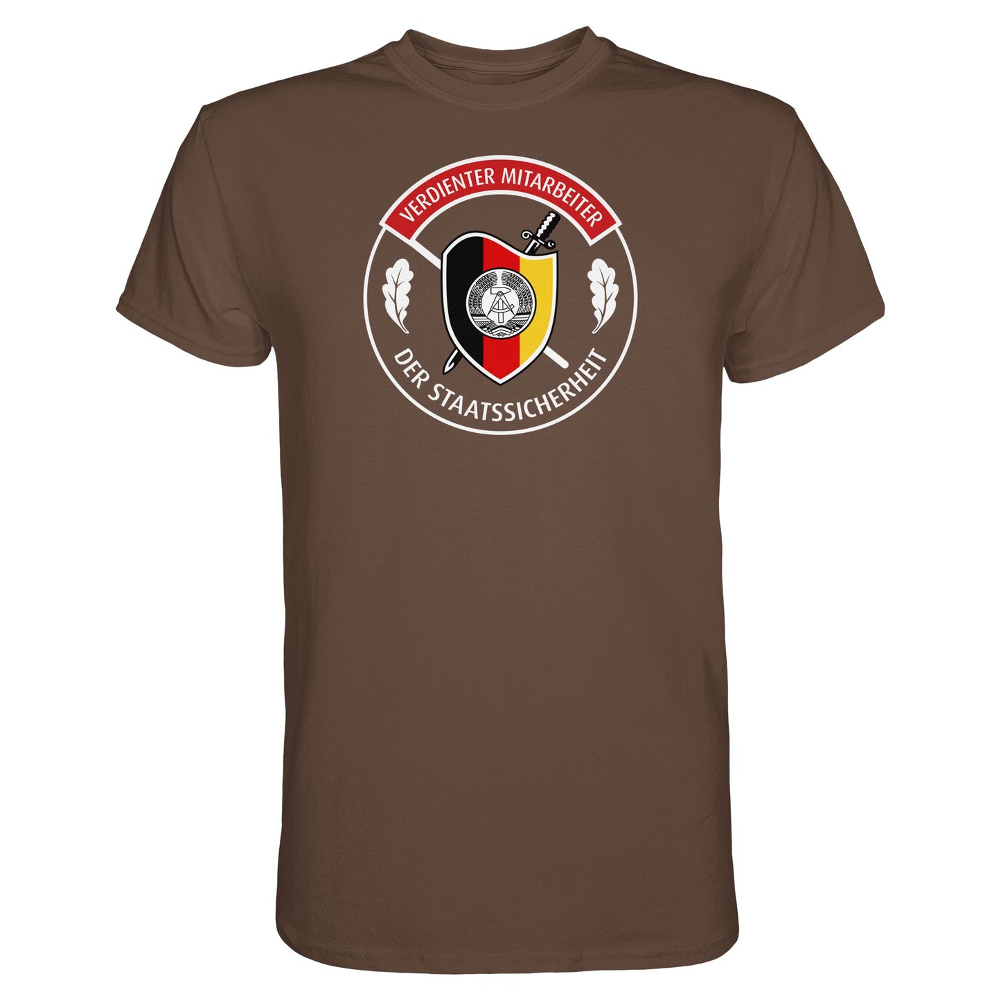 DDR Ostalgie Shirt Unisex • VERDIENTER MITARBEITER DER STAATSSICHERHEIT (ORIGINAL ORDEN)