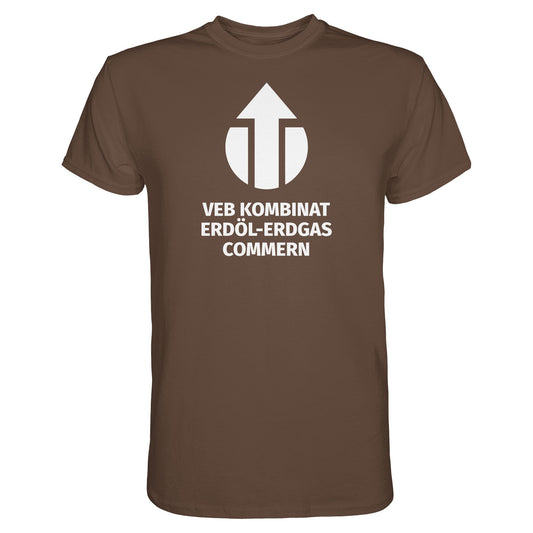 DDR Ostalgie Shirt Unisex • VEB KOMBINAT ERDÖL-ERDGAS COMMERN