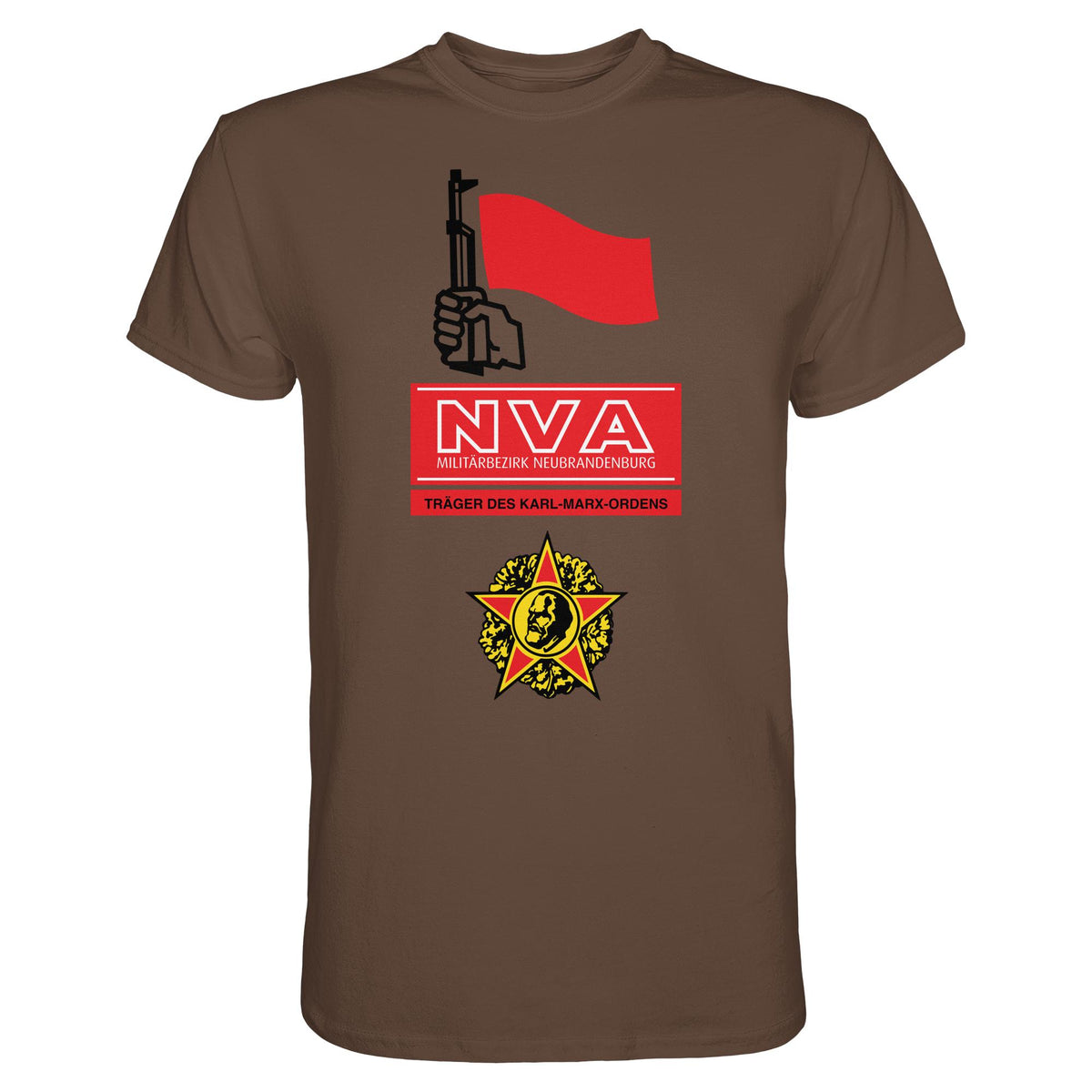 DDR Ostalgie Shirt Unisex • NVA - MILITÄRBEZIRK NEUBRANDENBURG