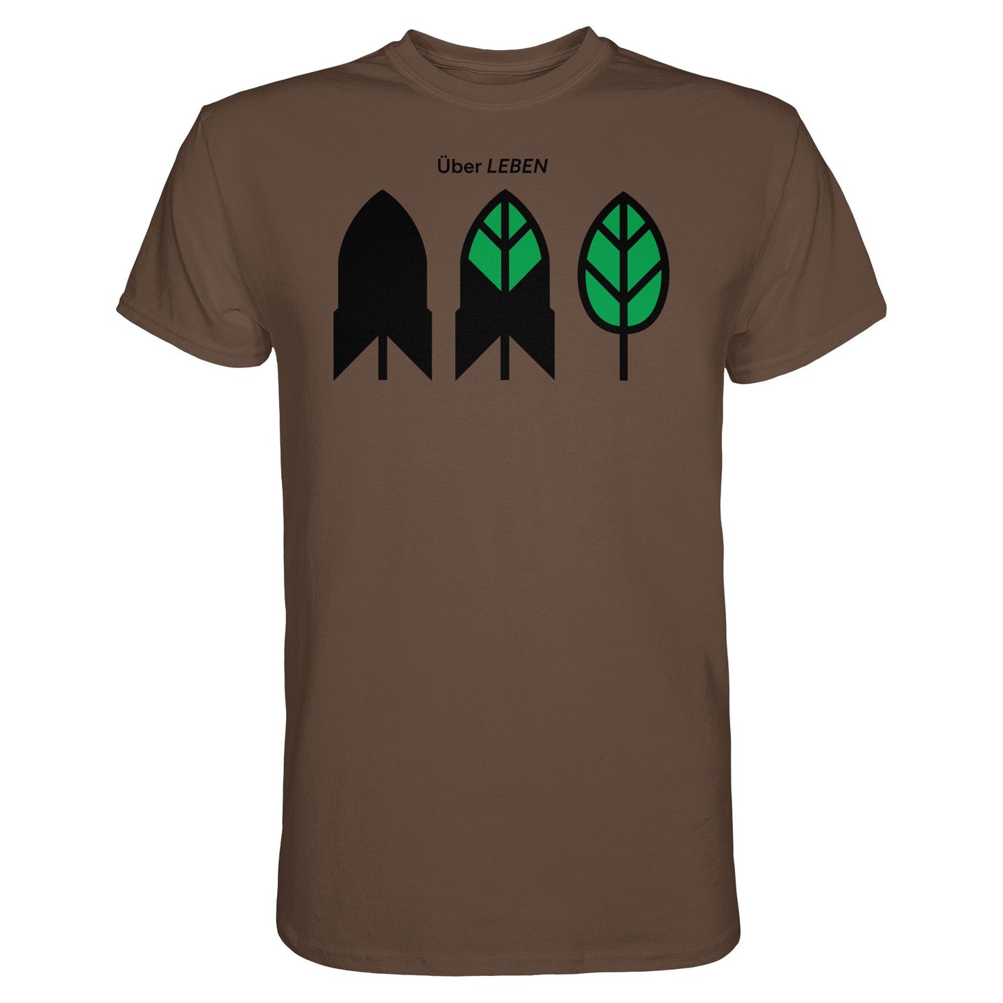 DDR Ostalgie Shirt Unisex • ÜBER LEBEN (ORIGINAL FRIEDENS-PLAKAT)