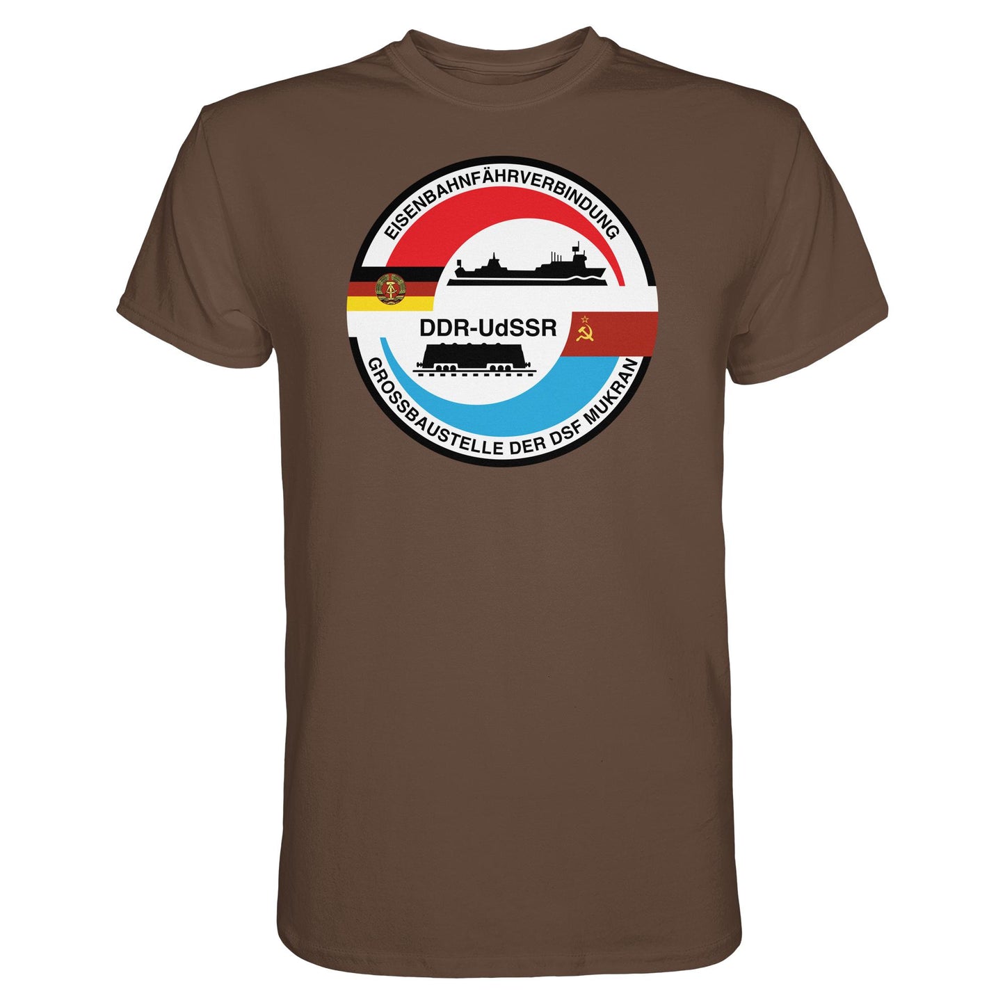 DDR Ostalgie Shirt Unisex • GROSSBAUSTELLE DER DSF MUKRAN