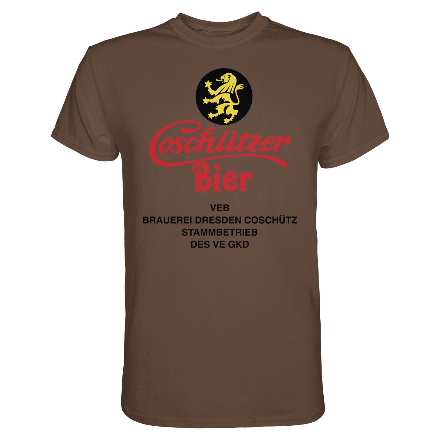 DDR Ostalgie Shirt Unisex • COSCHÜTZER BIER - VEB BRAUER DRESDEN