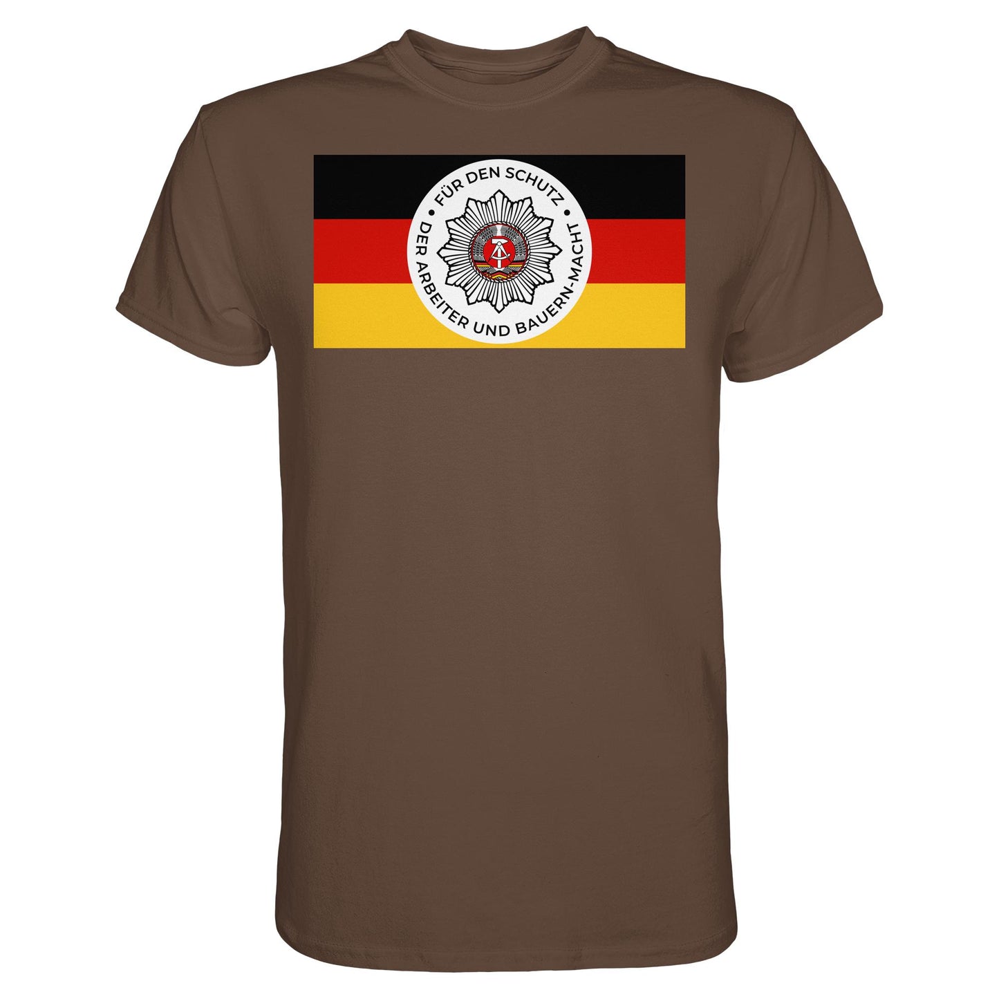 DDR Ostalgie Shirt Unisex • NVA - FÜR DEN SCHUTZ DER ARBEITER- UND BAUERNMACHT (ORIGINAL BANDEROLE)