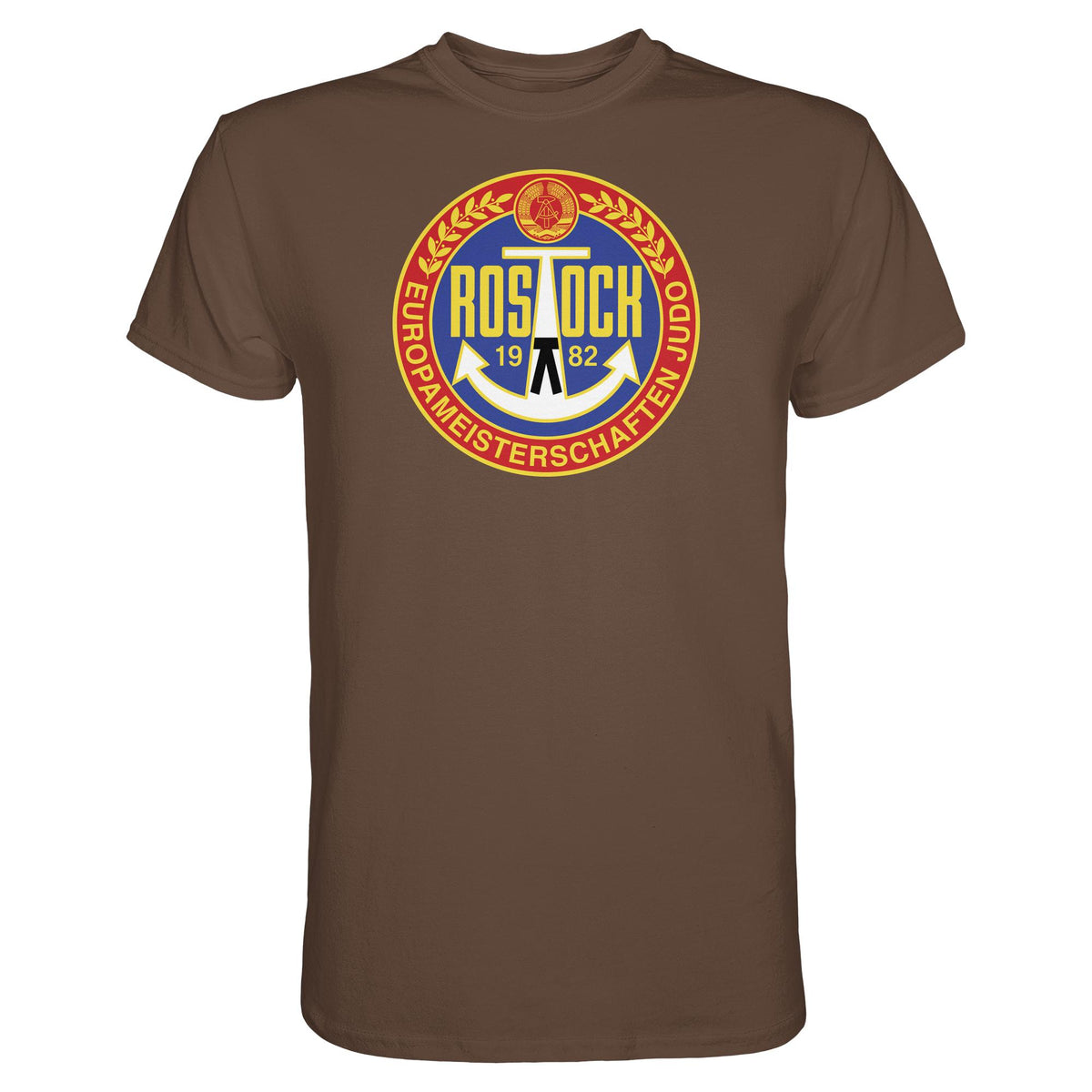 DDR Ostalgie Shirt Unisex • EUROPAMEISTERSCHAFTEN IM JUDO - ROSTOCK 1982