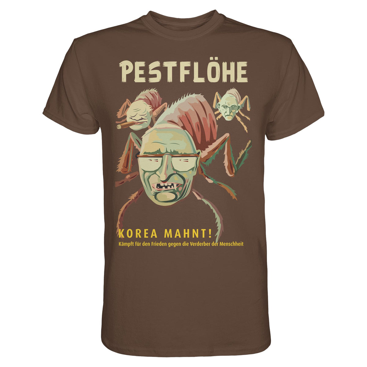 DDR Ostalgie Shirt Unisex • NATO-PESTFLÖHE - KOREA WARNT