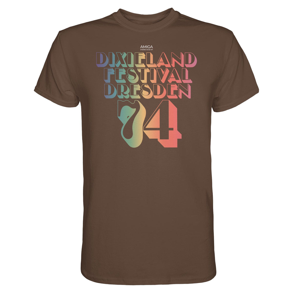 DDR Ostalgie Shirt Unisex • DIXIELAND FESTIVAL DRESDEN 1974 (ORIGINAL-PLATTE)