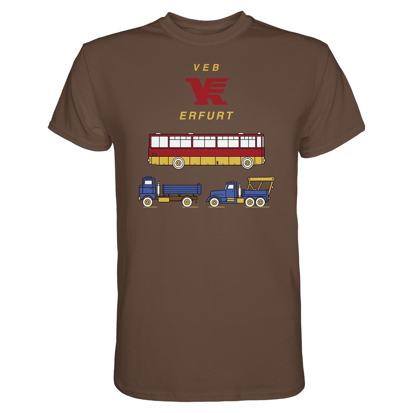 DDR Ostalgie Shirt Unisex • VEB VERKEHRSKOMBINAT ERFURT