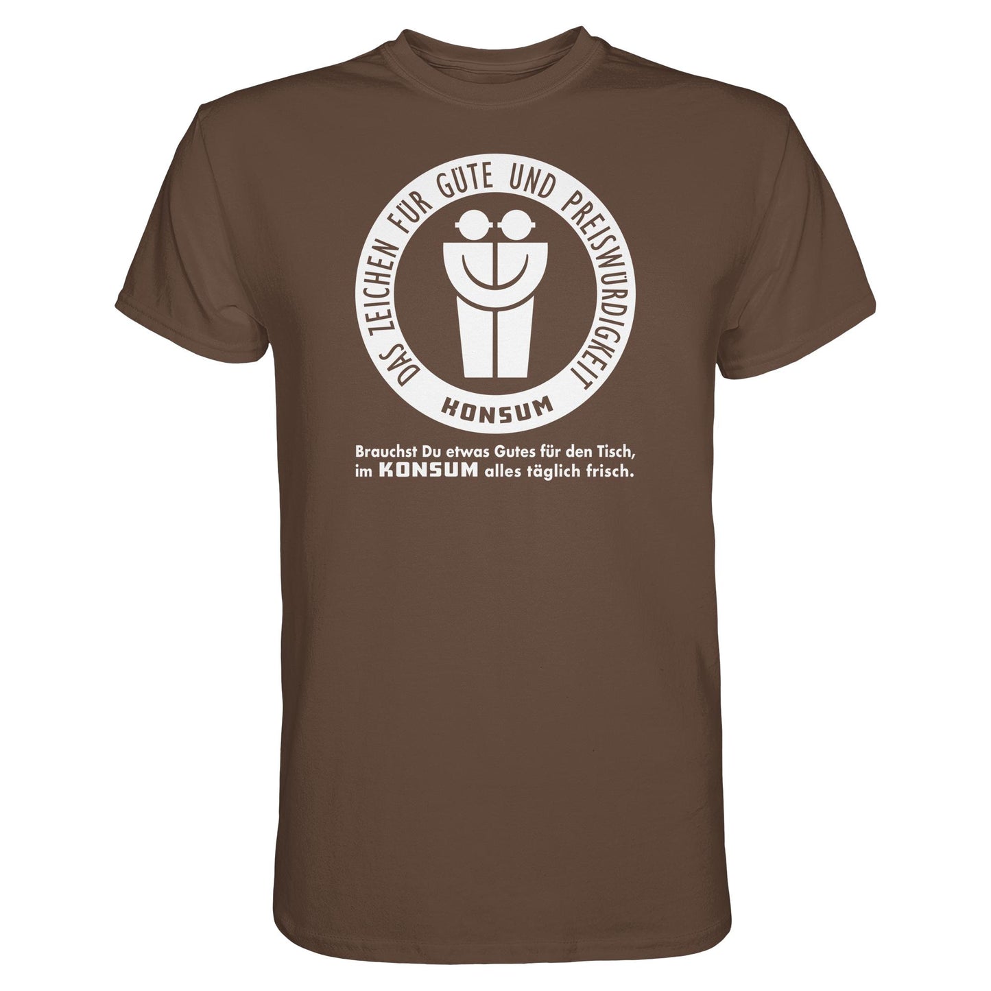 DDR Ostalgie Shirt Unisex • KONSUM - DAS ZEICHEN FÜR GÜTE UND PREISWÜRDIGKEIT