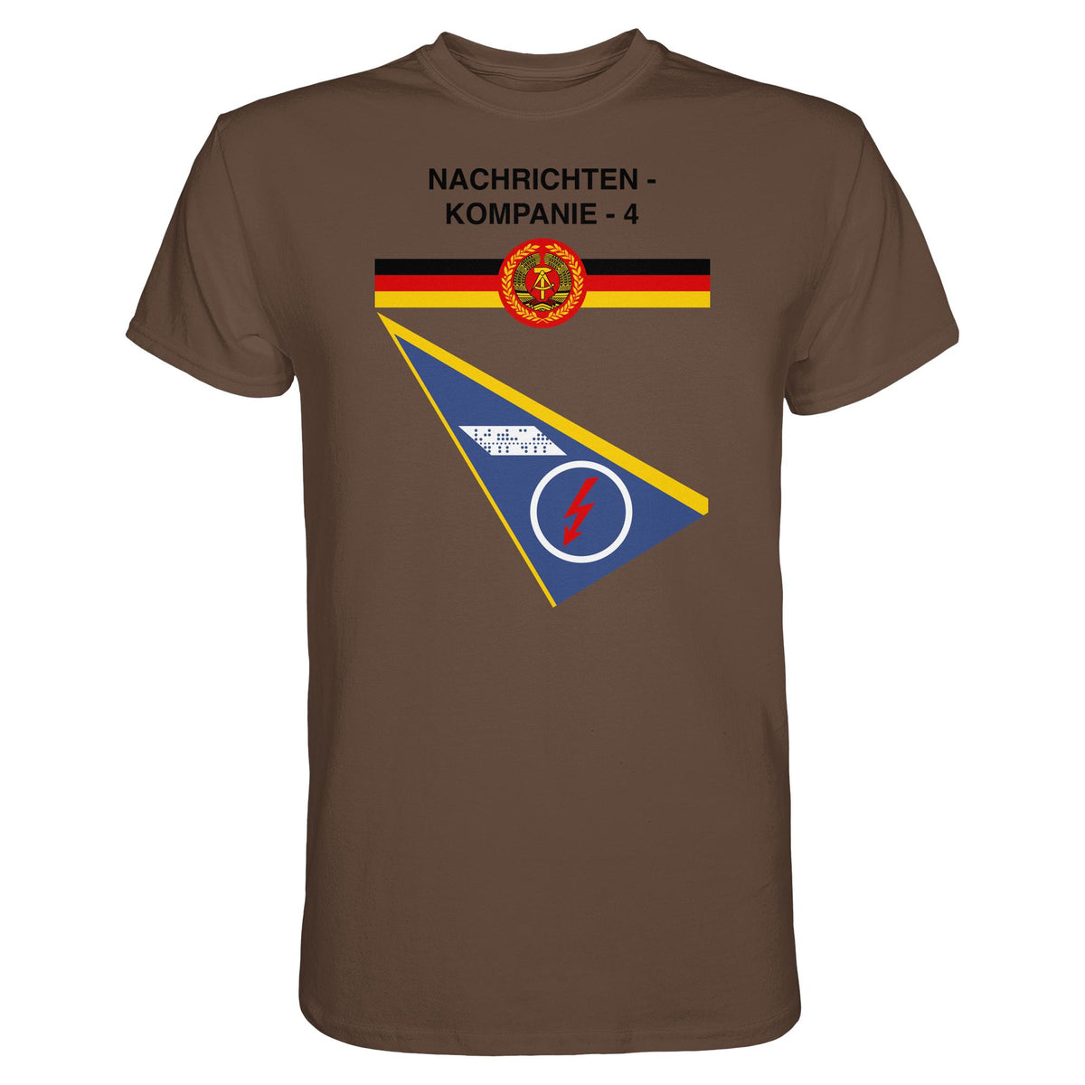DDR Ostalgie Shirt Unisex • NVA - NACHRICHTENKOMPANIE 4